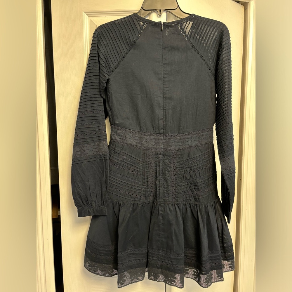 Veronica Beard Addilyn Mini Dress in navy - Picture 8 of 9